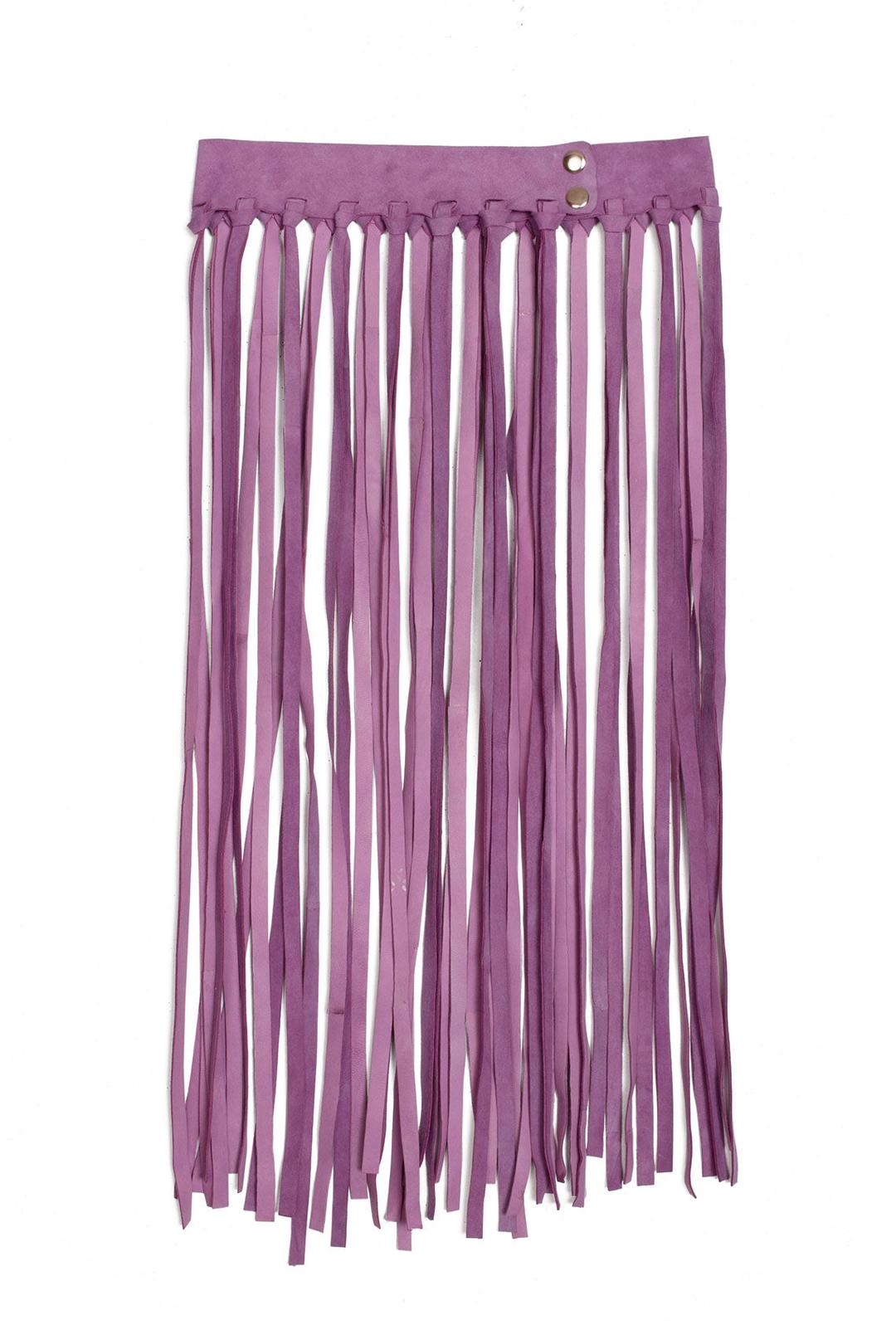 Lavender Fringe Precious Belt