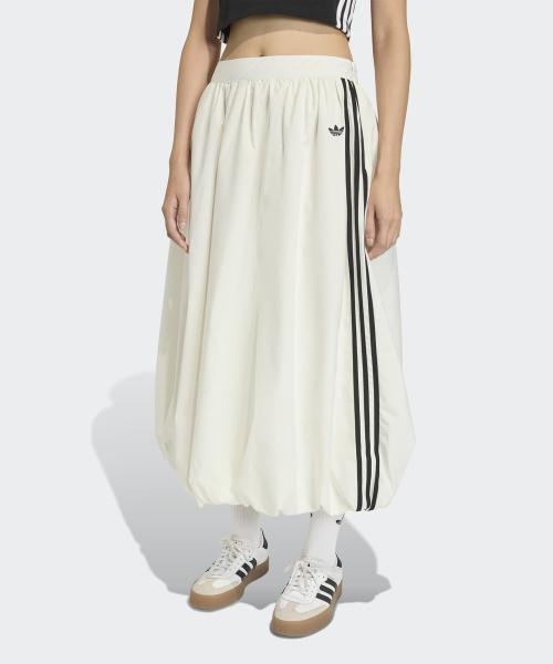 벌룬 롱 스커트 - 화이트 / KE3441