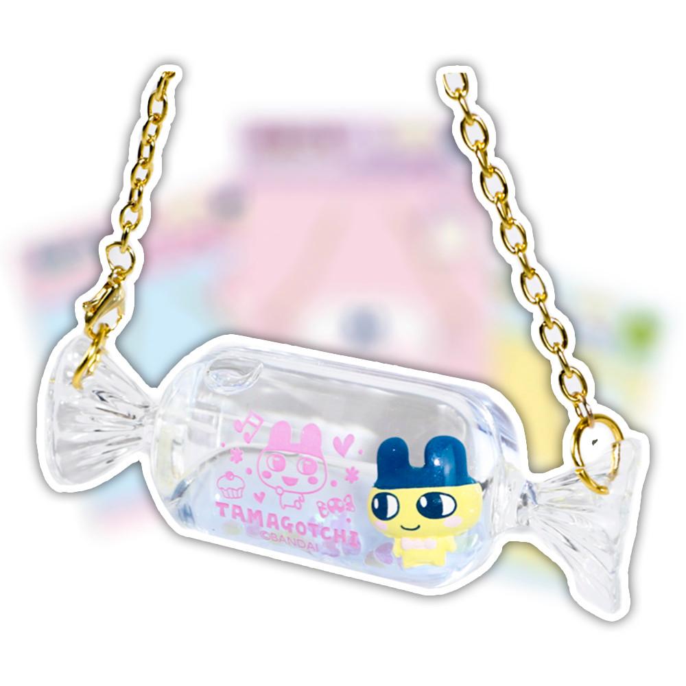 NIC 반다이 다마고치 반짝반짝 캔디 모양 마스코트 참 키홀더 마멧치