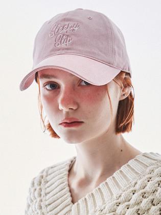 SPELLING POWDER PINK BALL CAP