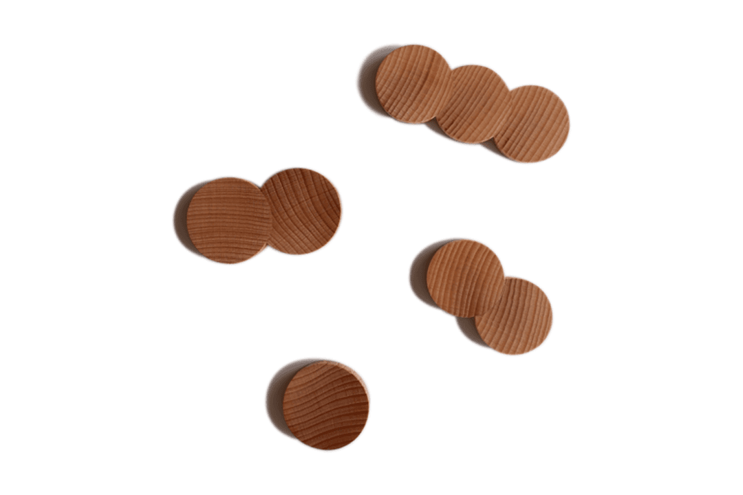 Wooden Magnet - Circle | 원목 자석 - 원형