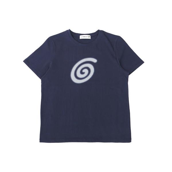 (W) SPIRAL LOGO T ( Navy )