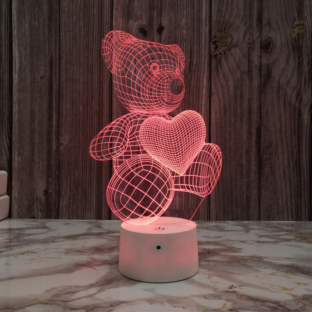 3D곰도리 조명