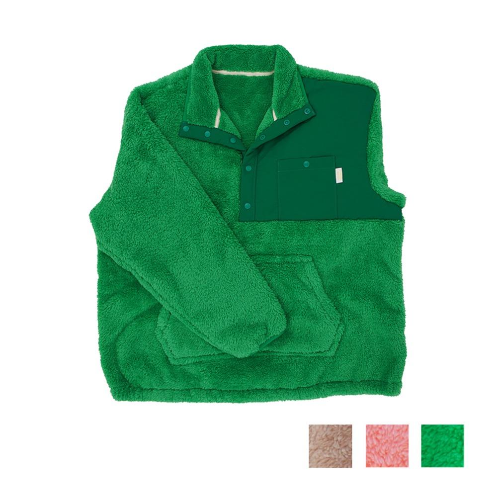 옐로우트라이앵글 보호자 커플룩 양면 플리스 포그니 아노락 3컬러