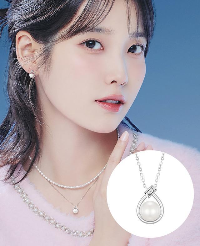 [아이유 PICK] BASIC PERLINA 목걸이 (JJP1NI3BF211SW420)