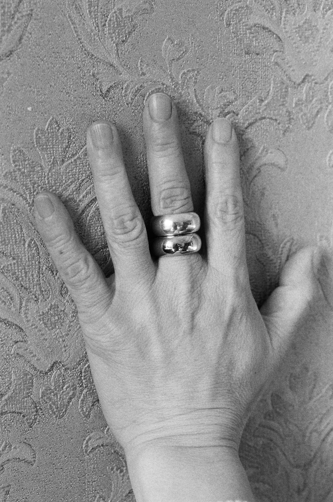 [SILVER+GOLD SET] Grandma Ring Duo