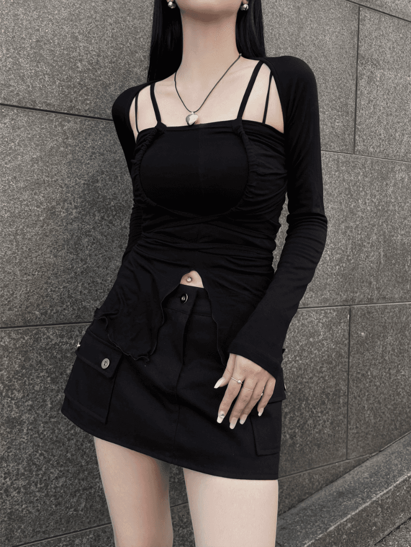 Bolero Sleeveless Set