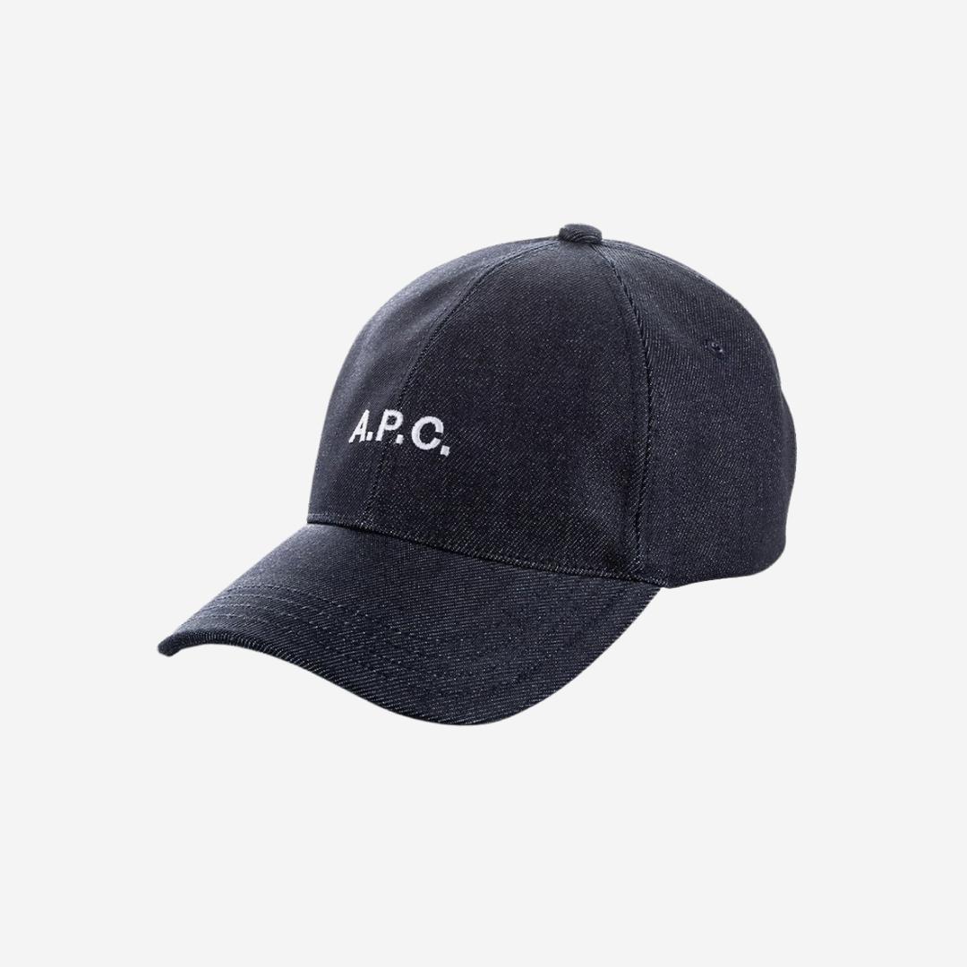 A.P.C. Charlie Baseball Cap Indigo