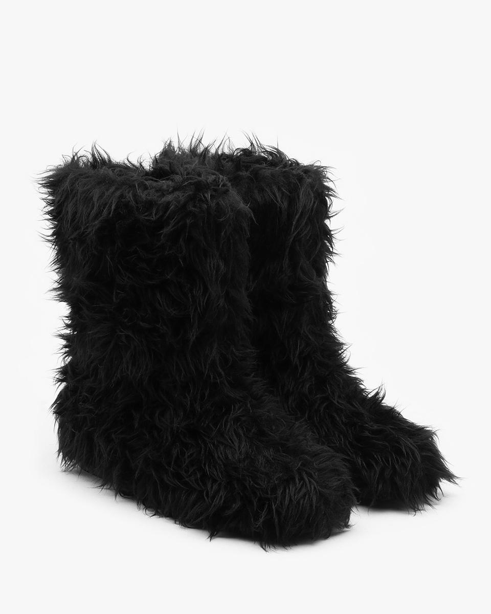 NOSI Fur Short Boots_Black