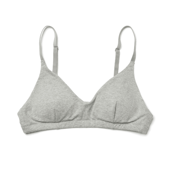 Basic Bralette with Hook (Melange gray)