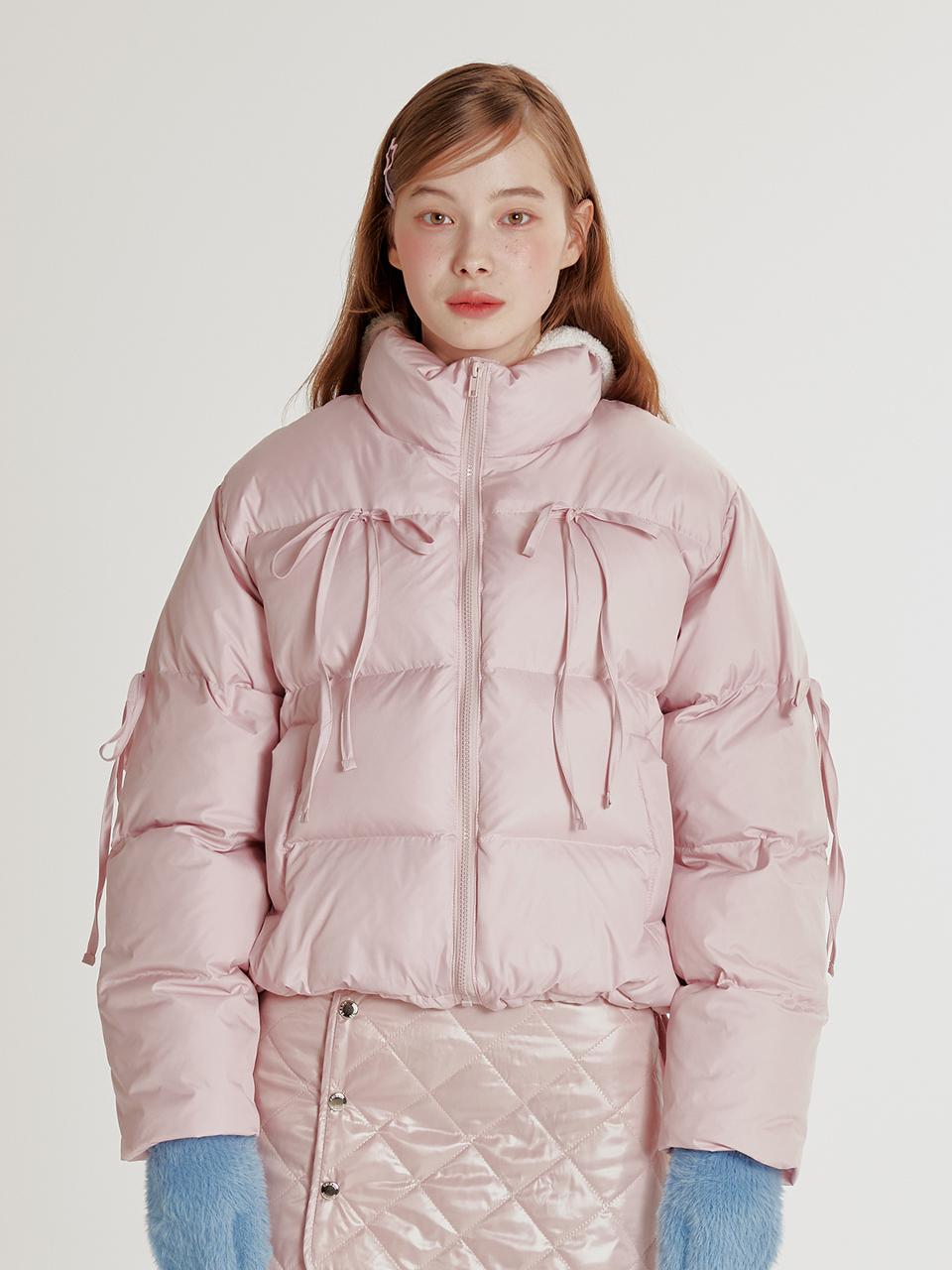 [12/4 release] RIBBON DUCK DOWN PADDING_PINK