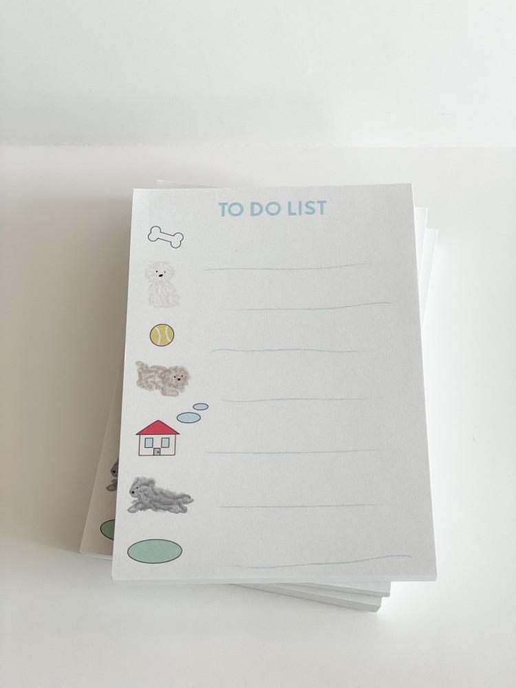 to do list memo pad / 떡메모지