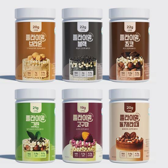 [에이핏PICK] 플라이밀 대용량 단백질쉐이크 630g 6종 택 1