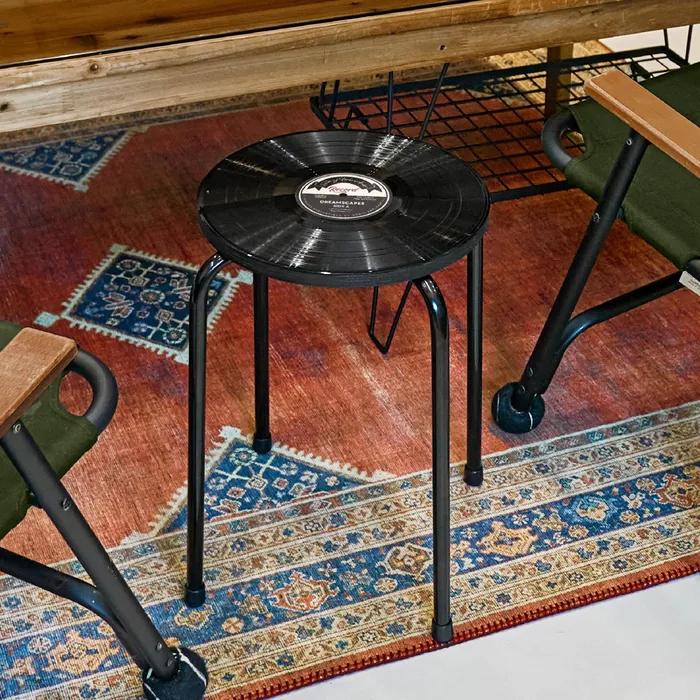 Vinyl Stool Black 바이닐 스툴 블랙 스툴