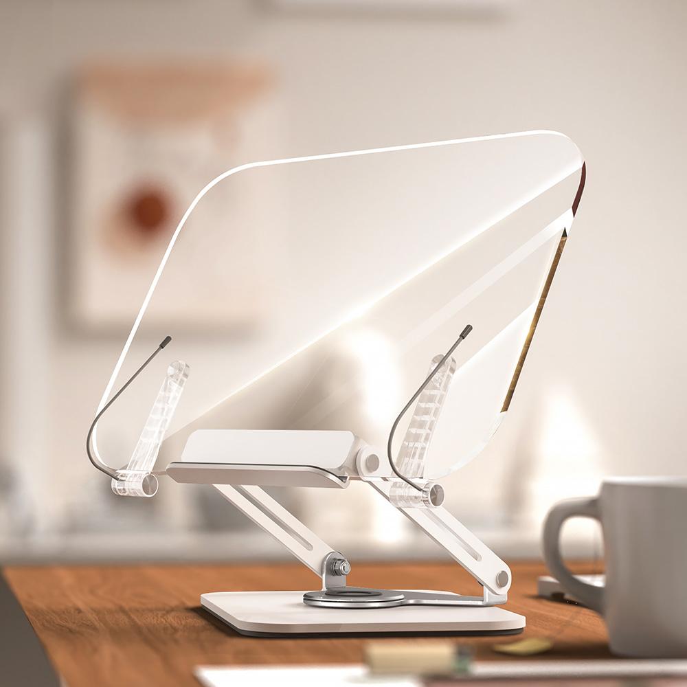 360도 회전 아크릴 투명 독서대 R15 (회전형)