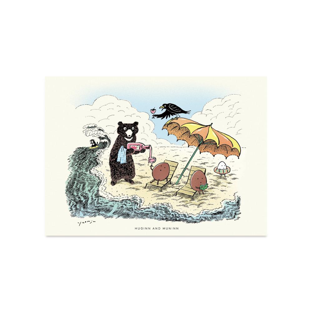 vacation - Drawing card