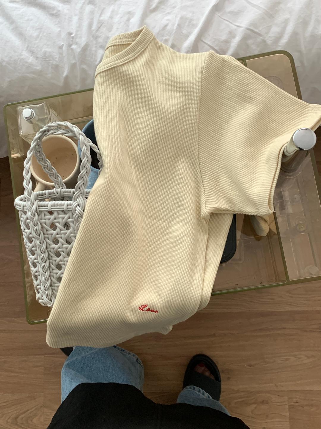 waffle tee - 5colors