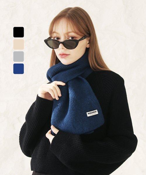 울 베이직 숏 머플러 [4컬러]