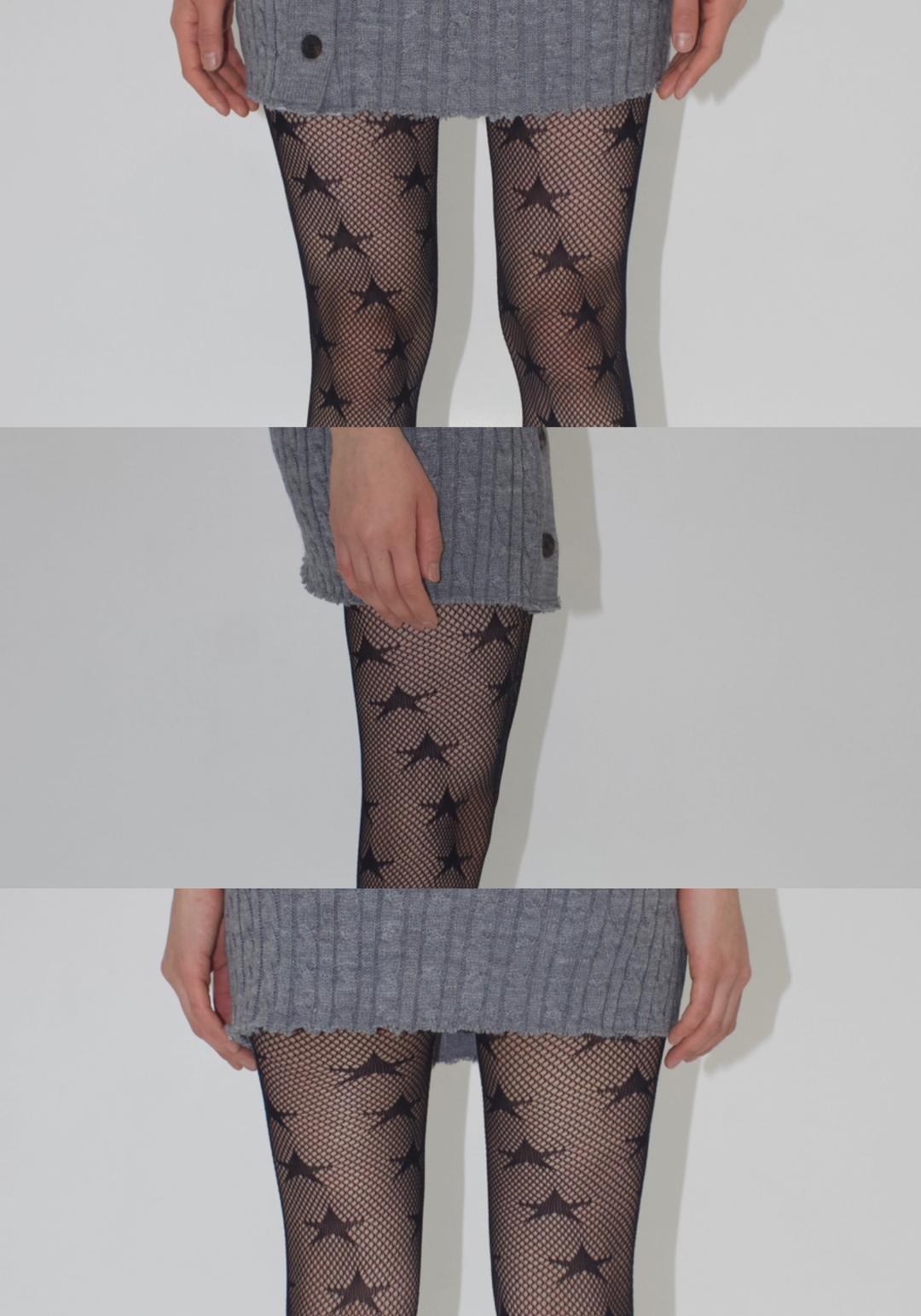 see-through star stocking