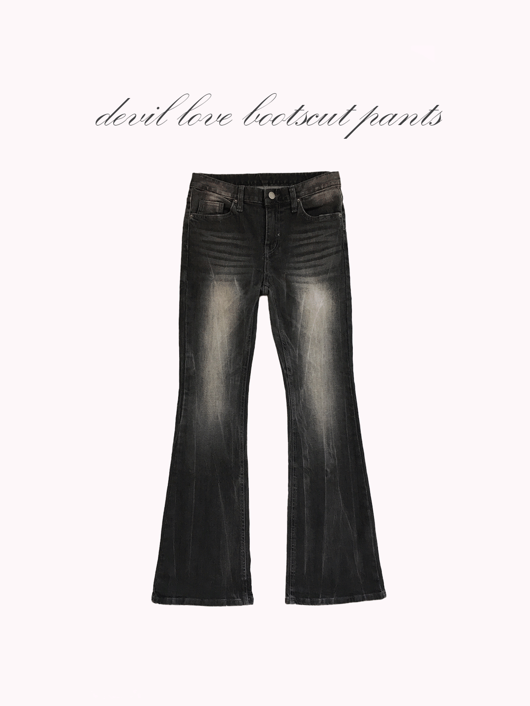 devil love bootscut pants