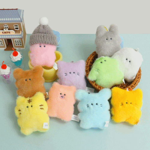 하찮은 미니 동물 친구들 키링