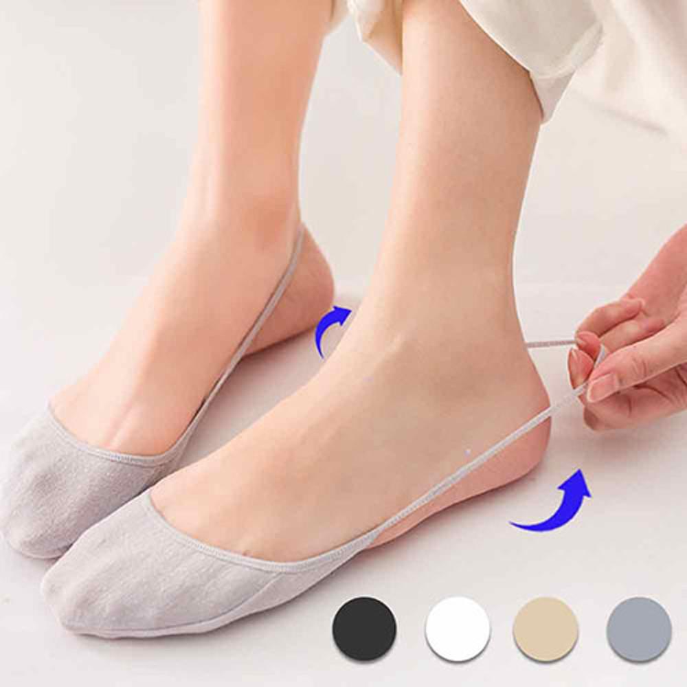 페이크 삭스 끈 논슬립 양말 구두 단화 덧신