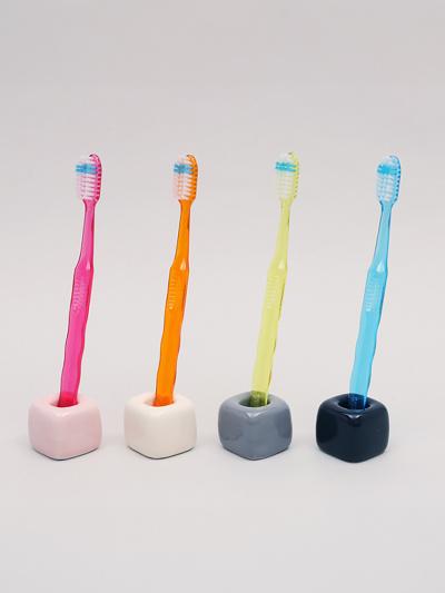 스텐딩 정사각 칫솔꽂이