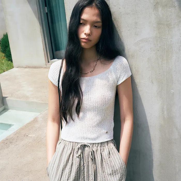 Nit Summer Square Knit (Ivory)