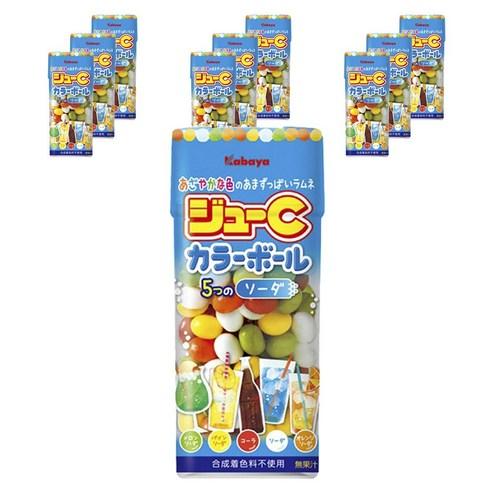 카바야 쥬C 컬러볼 5가지 소다맛, 35g, 10개 - 사탕 | 쿠팡
