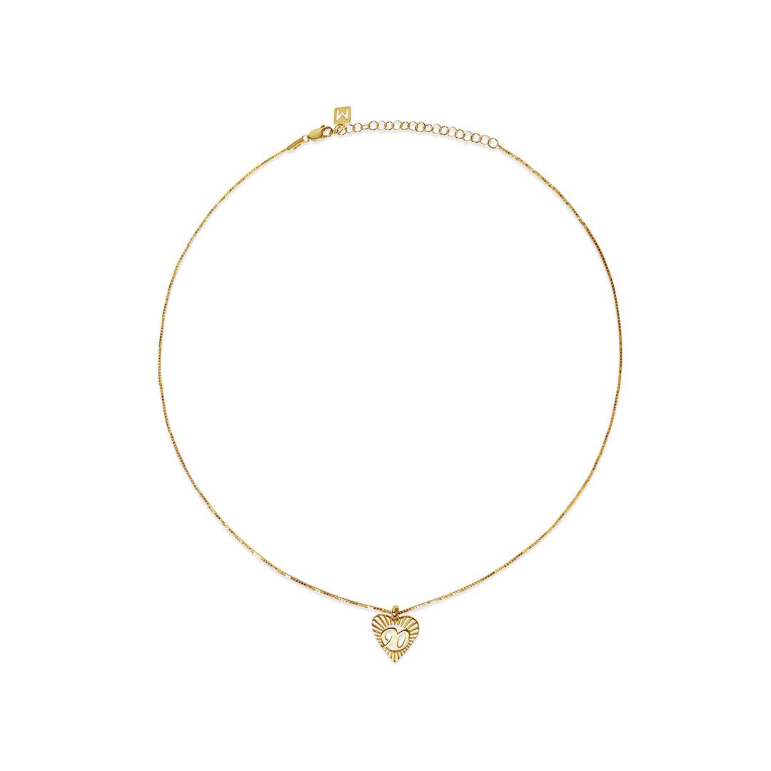 THE ORNATE YEAR HEART NECKLACE - 90