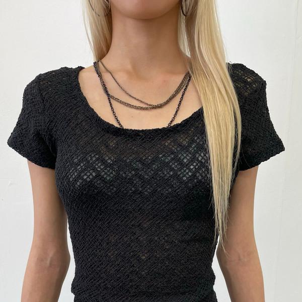 NET HALF T- SHIRT