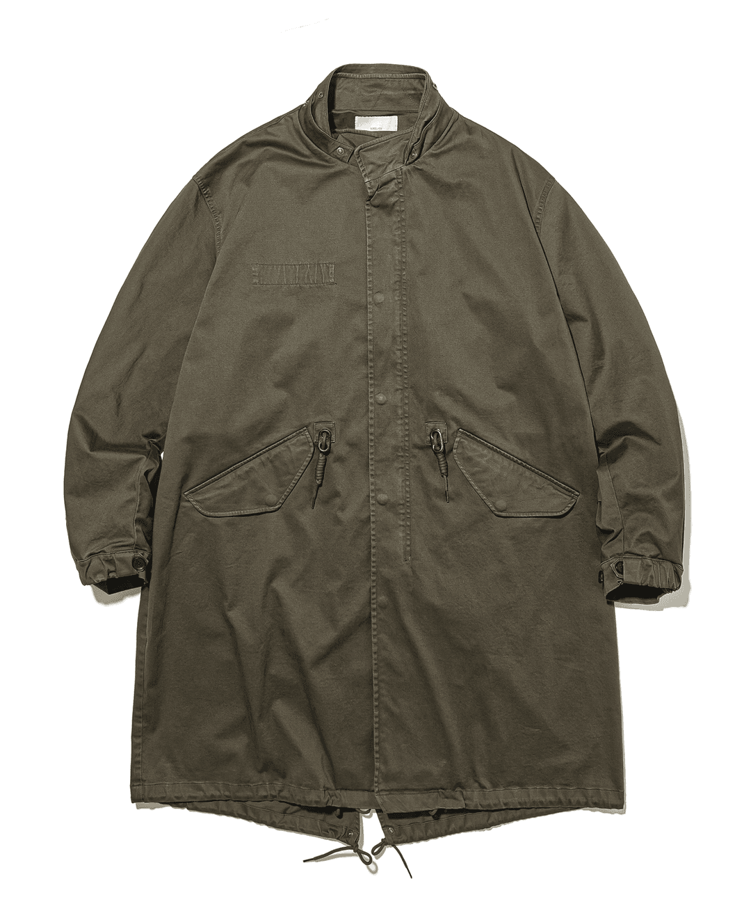 Washed Cotton Mods Parka - Olive Drab
