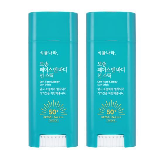 [1+1 기획]식물나라 보송 페이스 앤 바디 선 스틱(30gX2)