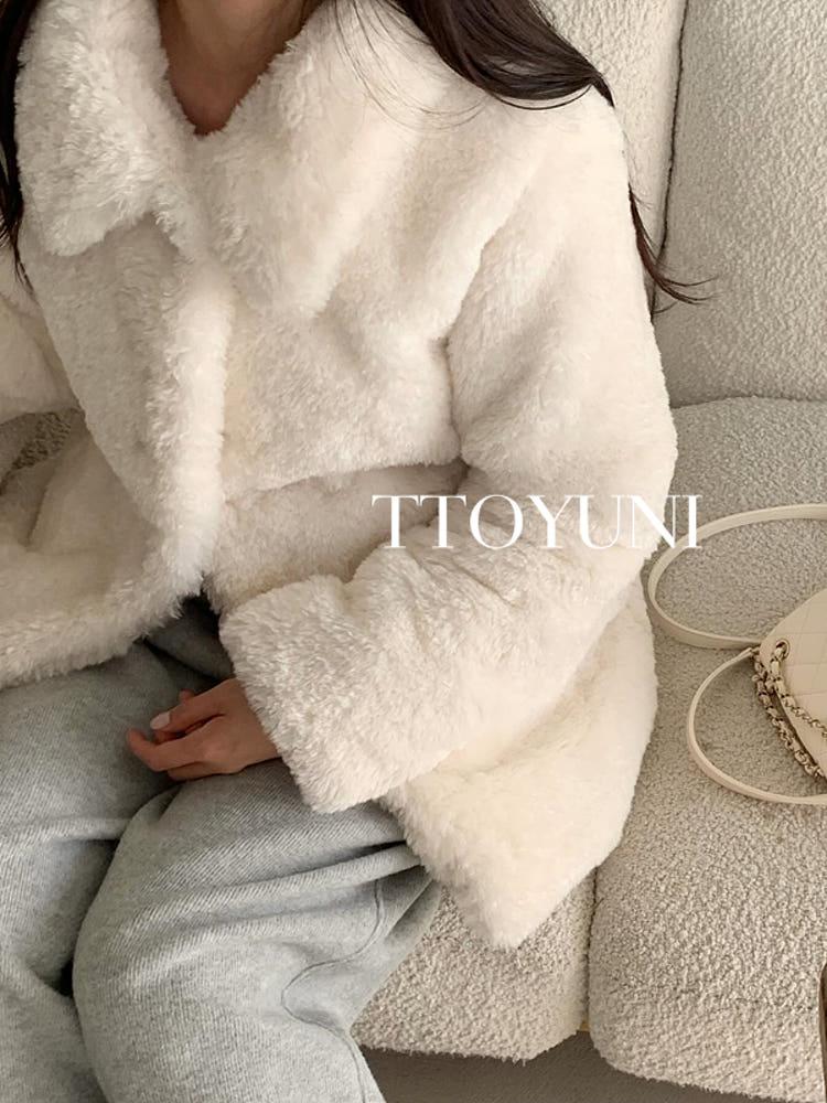 리에뜨 모이브 퍼 자켓 (2col) riette moib fur 떠유니