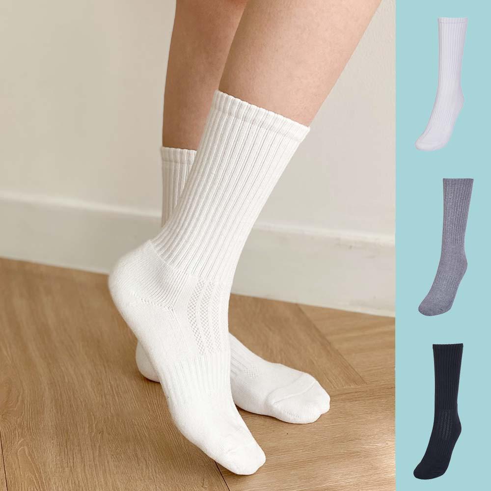 윈드스카프 발냄새 감소 스포츠 발바닥 쿠션 파일 장목 양말