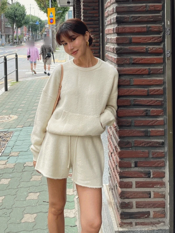 ordermade)wool 부클레 라이트 셋업