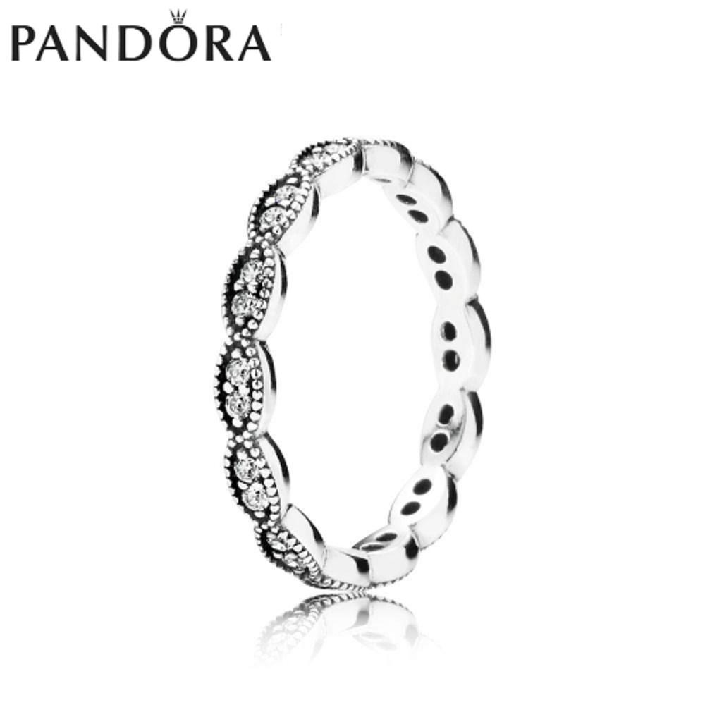 판도라 스파클링 리프 반지(Pandora Sparkling Leaves Ring)