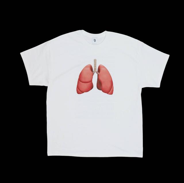 GB Mouth Lung T-shirt White