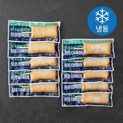 바디나인 닭가슴살 든든어묵바 매콤한맛 (냉동), 70g, 10팩 - 기타 양념/가공육 | 쿠팡