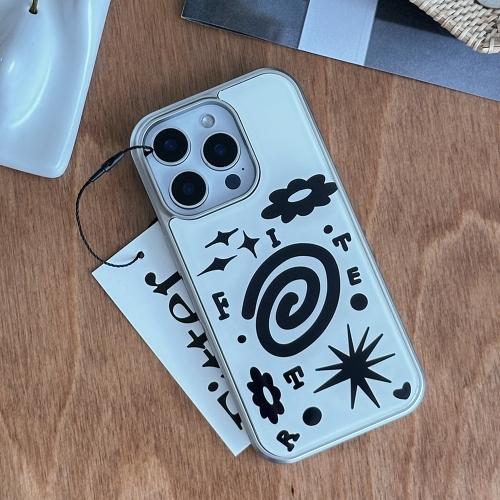 [fitter] pattern white cover case (epoxy&glossy)