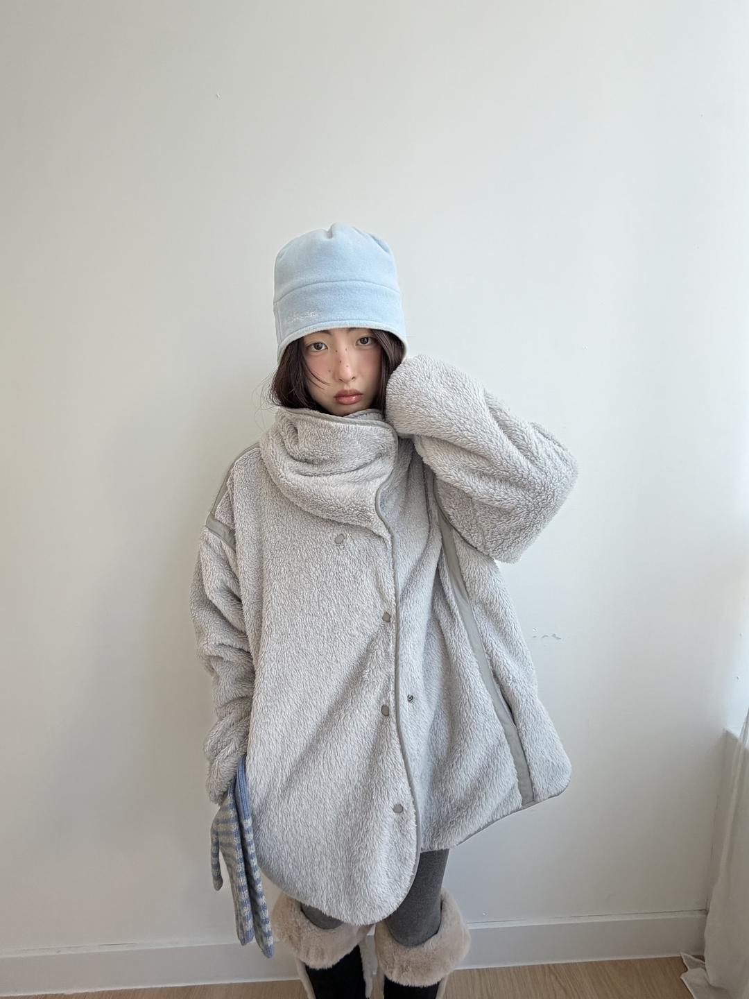 레이 리버시블 후리스 자켓