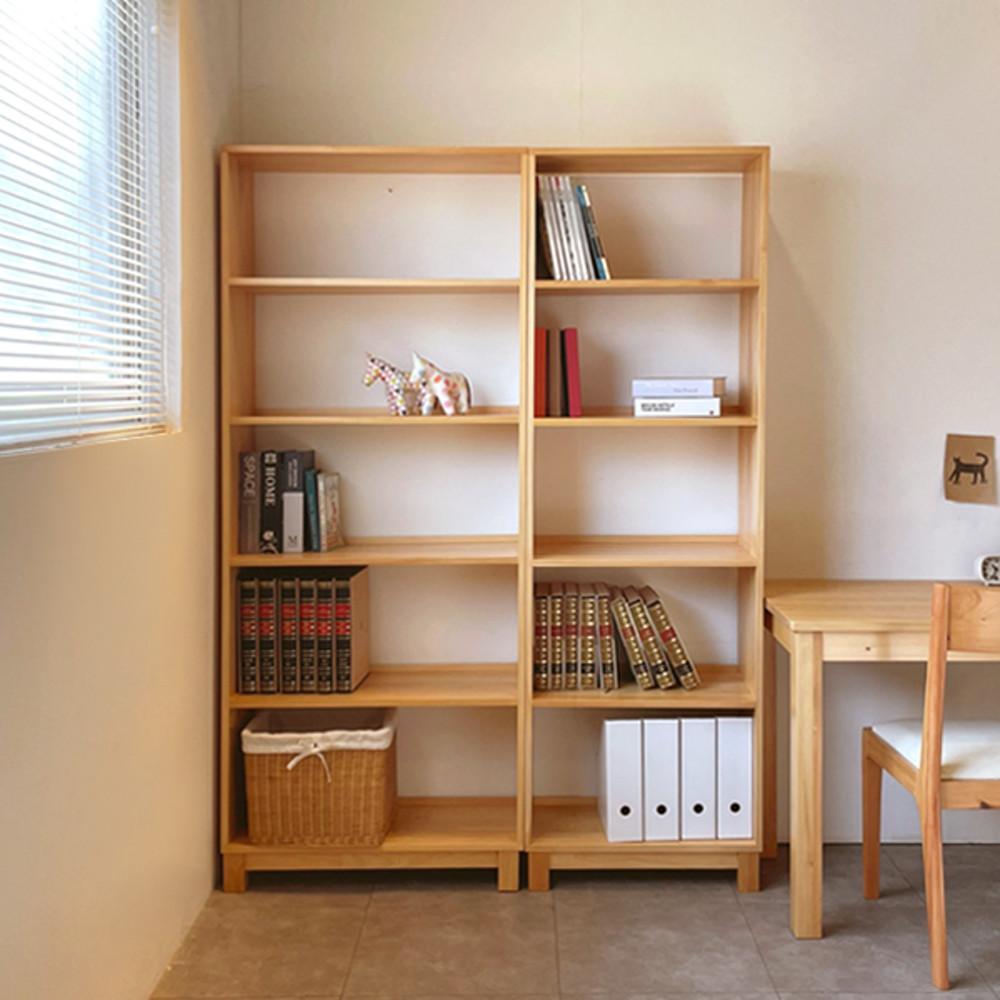 원목 5단책장 SET
