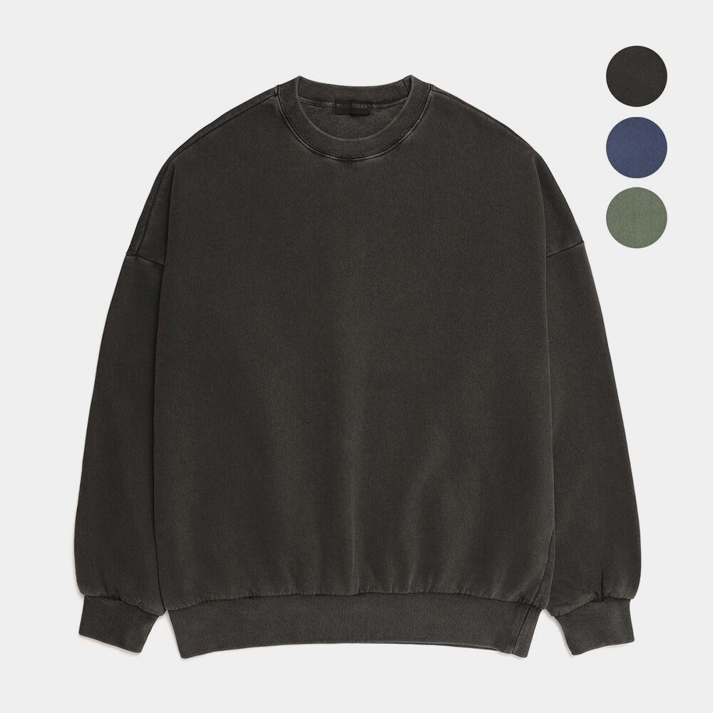 피그먼트 베이직 해피맨투맨 오버핏 (VNCTS421) 3칼라