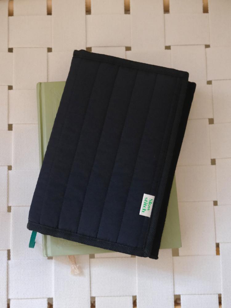 슬로우스티치 누빔 프레임 북커버  ( 블랙 ) - 일반도서