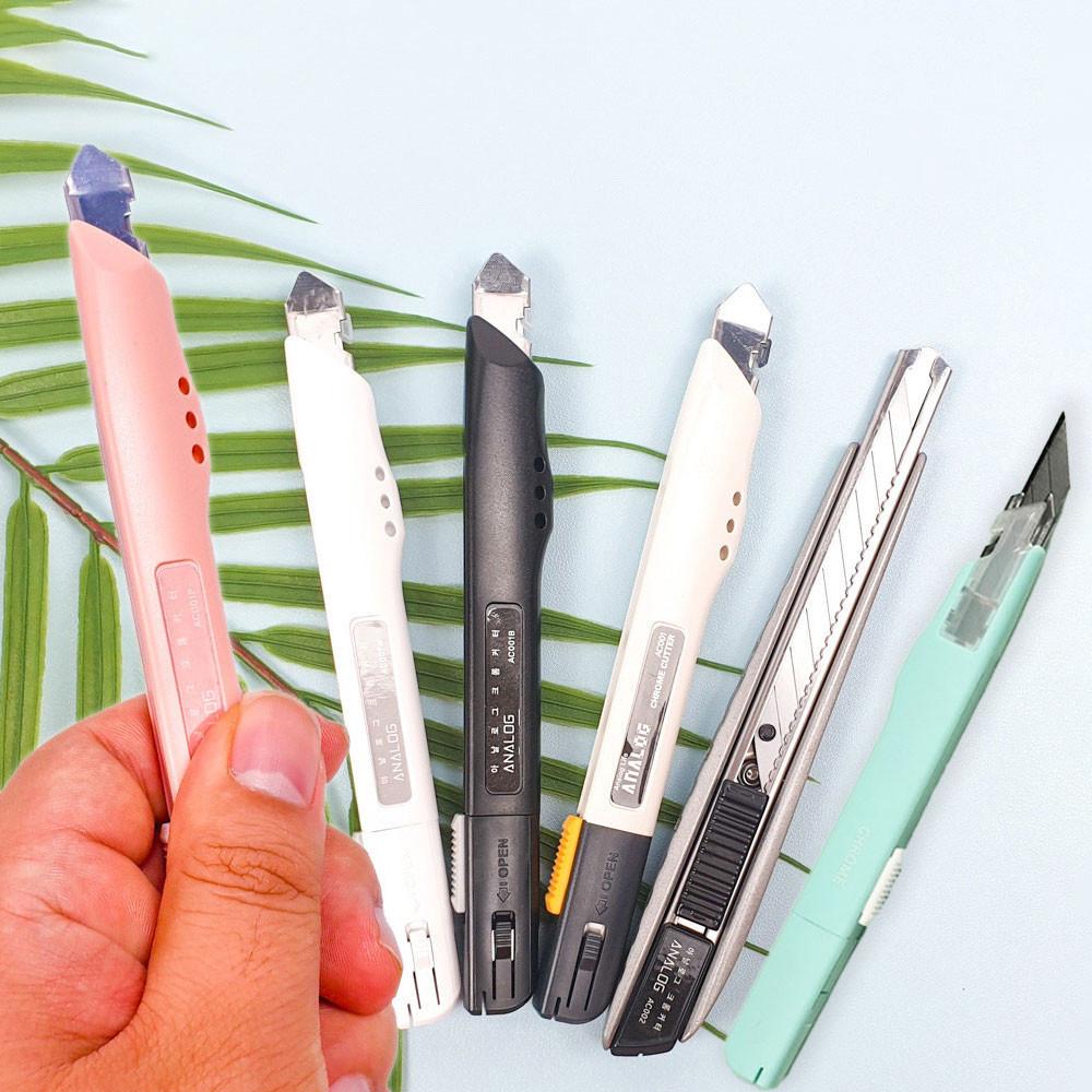 아날로그 크롬커터 카터칼 리필칼날 재단칼 아트칼 종이공예칼 컷터칼