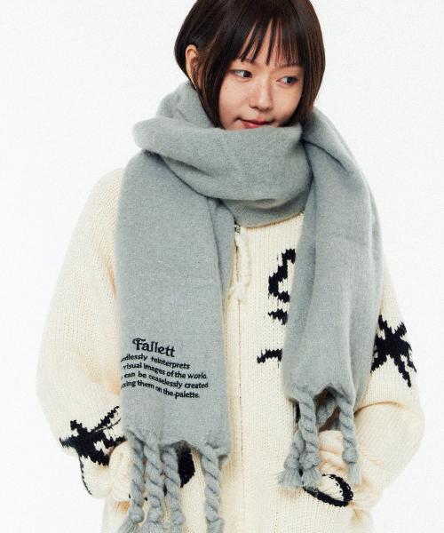 오버사이즈 스토리 로고 머플러 - 8 Color