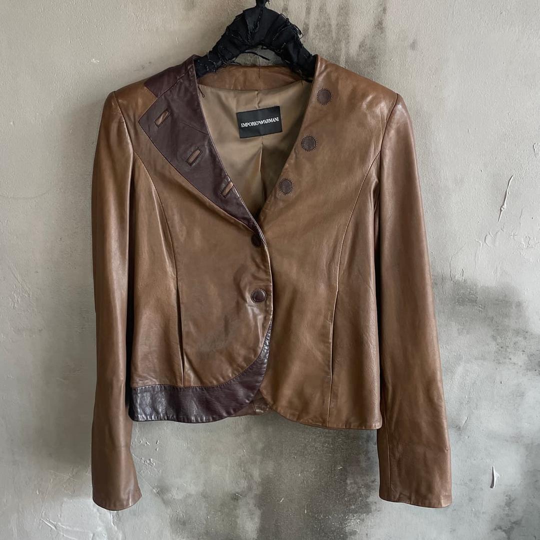 엠포리오 아르마니 램스킨 레더 자켓 | 후루츠패밀리