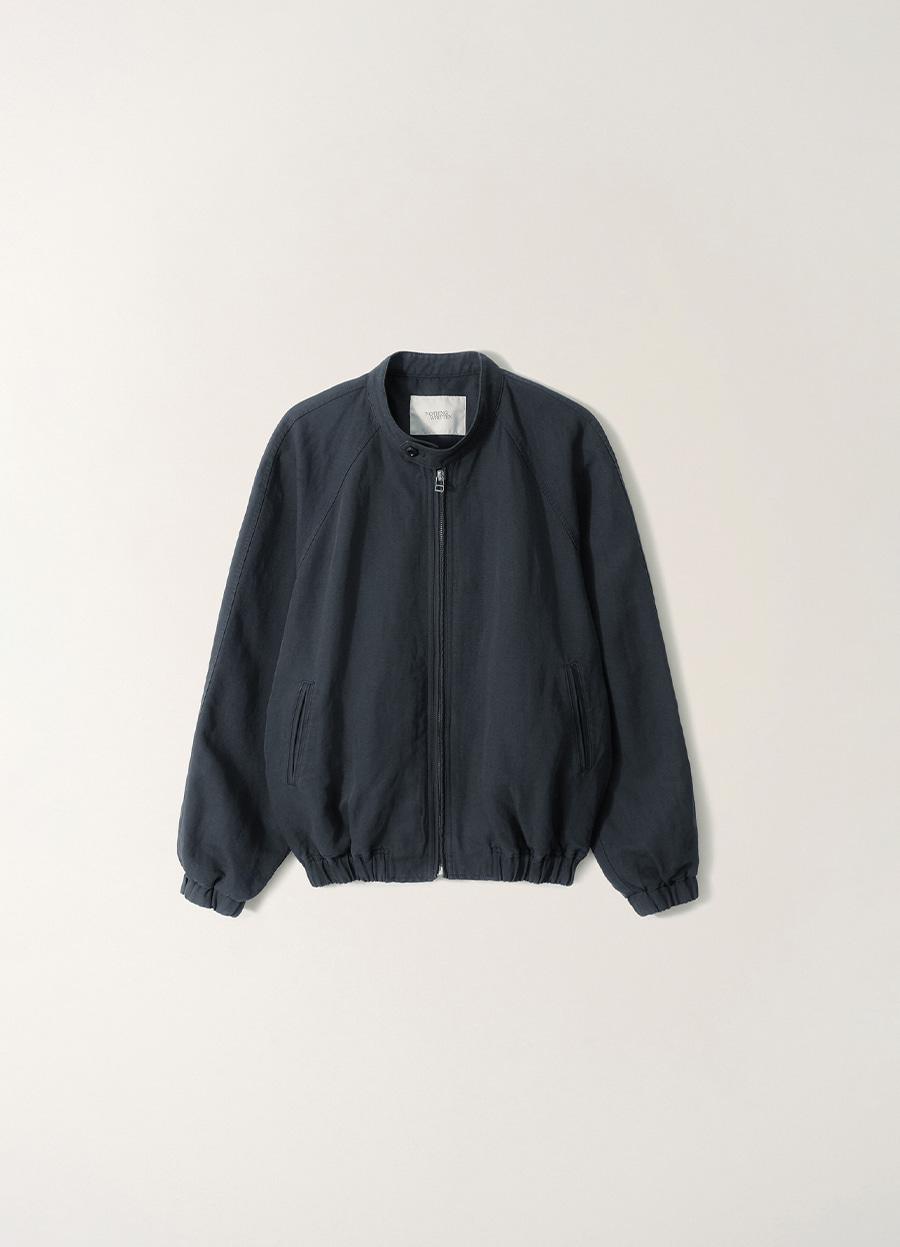 Milo linen blouson (Navy)
