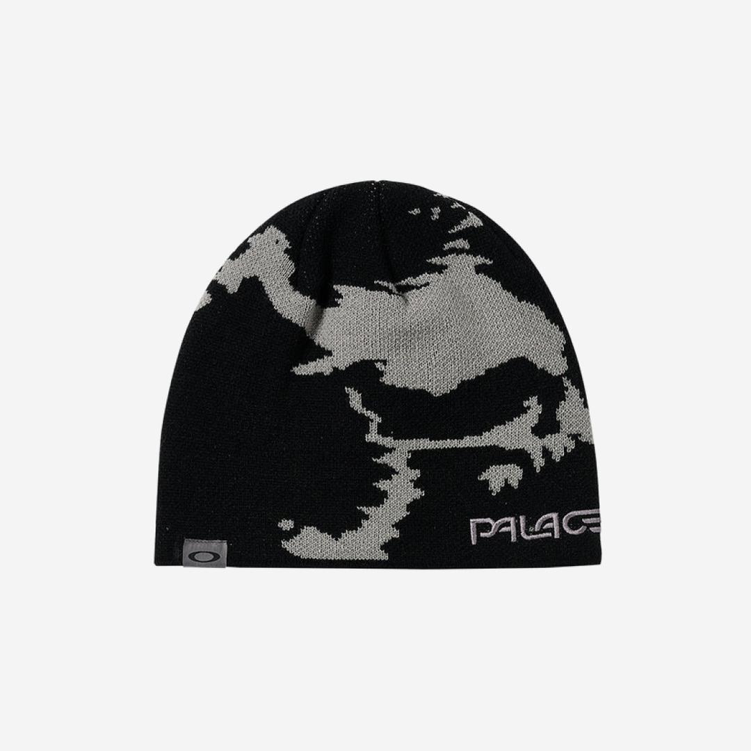 Palace x Oakley Beanie Black Grey - 23SS