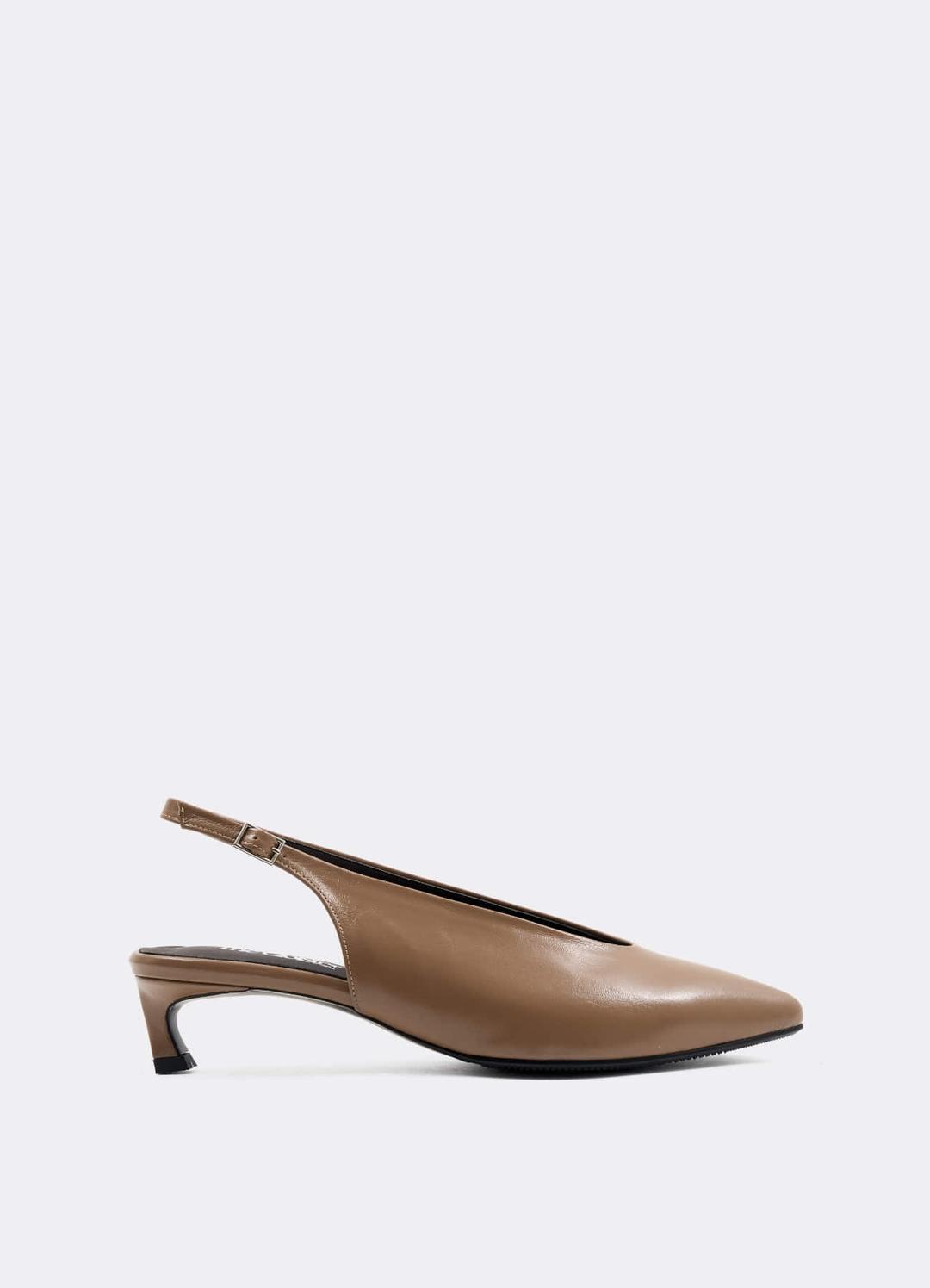 DEEP TOE SLINGBACK (BROWN)